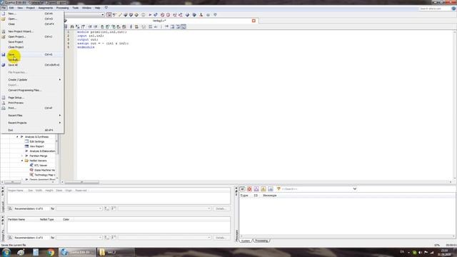 Создание простейшей схемы на Verilog в Quartus II смотреть онлайн