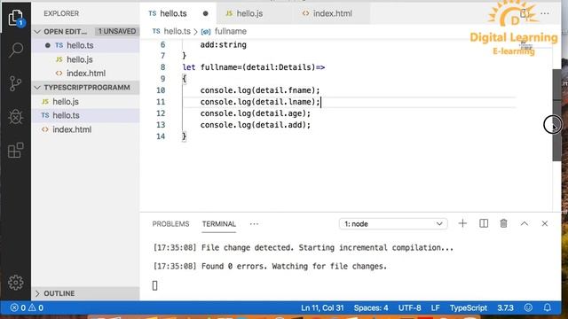 7 Typescript Interface | Online Training Download app from below link смотреть онлайн