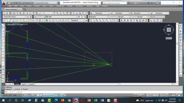 Autocad Building design creating roof(building) 13।। অ্যাটোক্যাড পাকা ছাদ দেওয়া смотреть онлайн