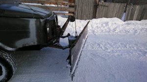 Самодельный отвал на ЛУАЗ