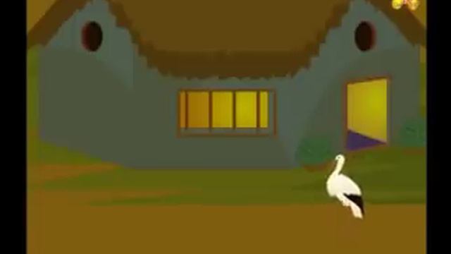 The fox and the stork - Small stories for kids video - Aesops fables смотреть онлайн