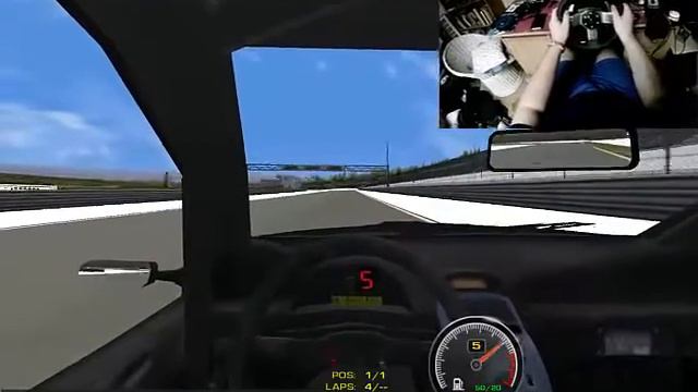 rFactor Drift | Peugeot 206 WRC @ Ricardo Tormo || G27 + GoPro
