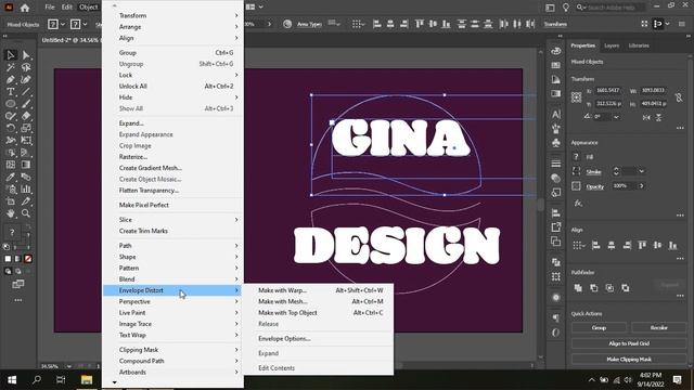 Illustrator CC | Make a Groovy Type Logo in Illustrator смотреть онлайн