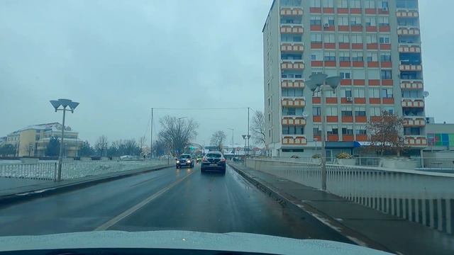 Vukovar - Driving Through the City (Croatia, January 8, 2024) смотреть онлайн