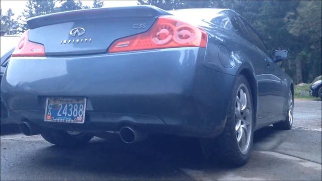 Infiniti G35 Coupe Muffler Delete смотреть онлайн