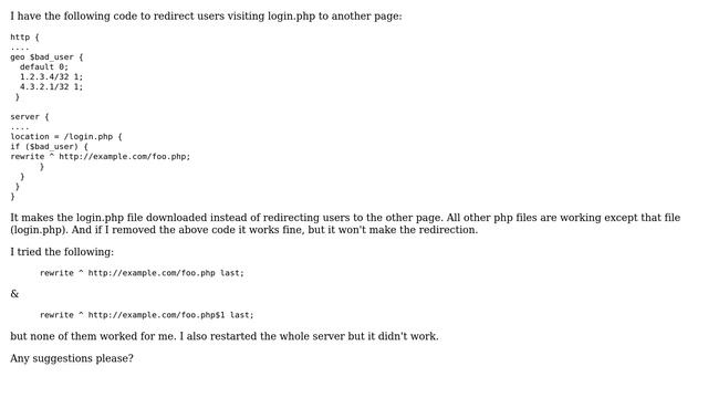 DevOps & SysAdmins: Nginx rewrite downloads php instead of running it смотреть онлайн