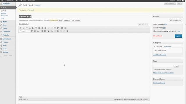 How to Insert a Featured Image - WordPress смотреть онлайн