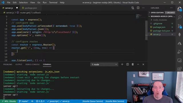 Node.js Beginner Series (18/26) How to create a GET API with Node.js and Express смотреть онлайн