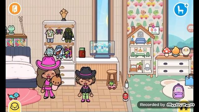 міра і Максим танцует ковбои по-русски Toca Boca смотреть онлайн