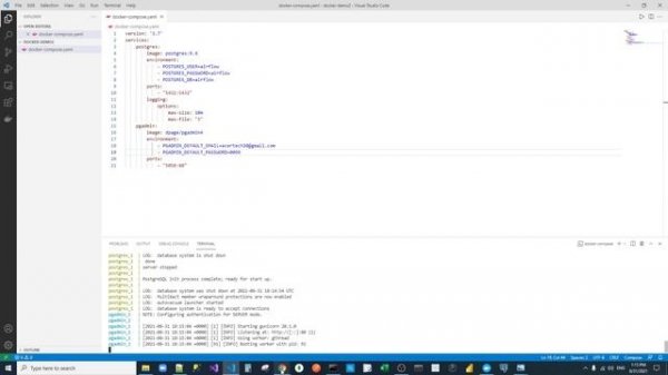 connect pgAdmin to postgreSql - docker