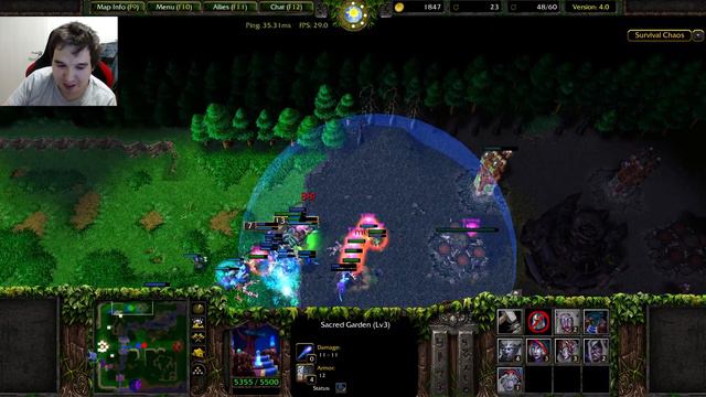 Warcraft 3 CZ/SK | #191 | Survival Chaos 4.0 - Konečně nightborne смотреть онлайн