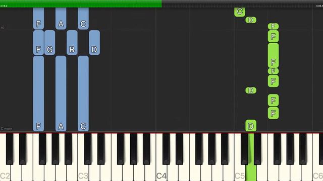 INXS - What You Need - Easy Piano with Chords смотреть онлайн