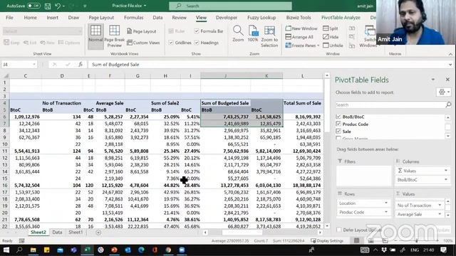 Advanced Features of Pivot table смотреть онлайн