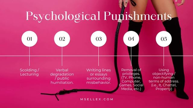 The *Ultimate* Guide to Non-Physical BDSM Punishments | Ms. Elle X смотреть онлайн