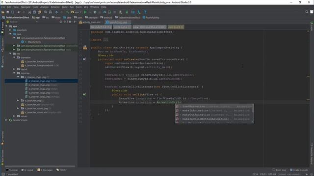 Android Animations Tutorial 47 - Fade Animation Effect смотреть онлайн