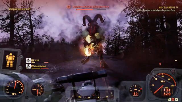 Fallout 76 - Kill a Legendary Enemy / Sheepsquatch - Daily Challenge смотреть онлайн