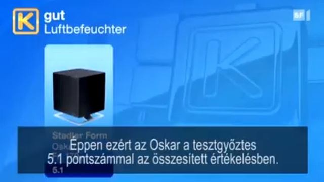 Laboratóriumi párásító teszt (Stadler Form tesztgyőztes) смотреть онлайн