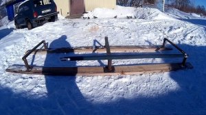 Сани для Бурана для перевозки бревен (часть 3)