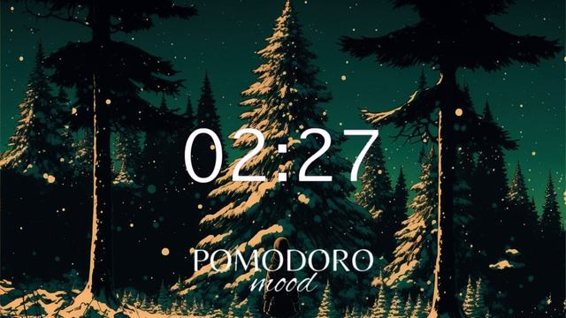2-HOUR CHRISTMAS POMODORO TIMER ? Deep Focus Lofi Music for a Productive Study Session ? смотреть онлайн