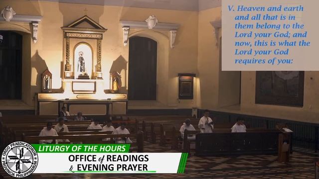 MANAOAG MASS -LITURGY OF THE HOURS | Office of Readings and Evening Prayer - Oct. 20, 2023 / 6:00 p смотреть онлайн