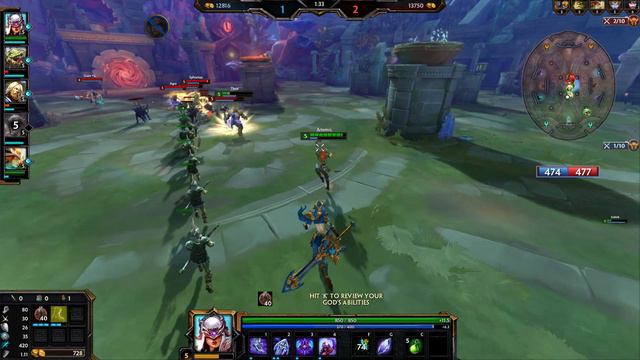 Smite Gameplay Multiplayer Co-op Arena смотреть онлайн
