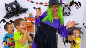 Брозаврики играют в Хэллоуин для детей