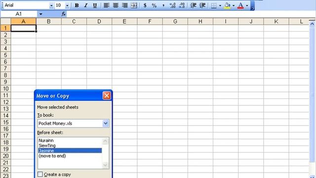 Microsoft Excel 2003 2-4 Menggerakkan Worksheet смотреть онлайн