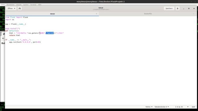 Docker Tutorial #23 - Environment Variablen смотреть онлайн