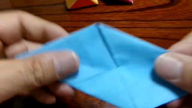 折り紙　origami くす玉　両三角錐の折り方 смотреть онлайн