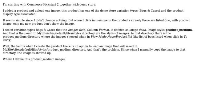 Drupal: Product image is not shown in View Mode Node:Product List смотреть онлайн