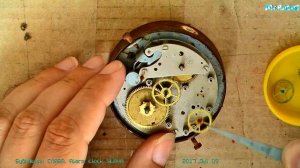 SLAVA alarm clock. Будильник СЛАВА неполная разборка, ремонт