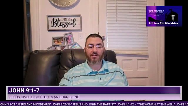 JOHN 9:1-7 - JESUS GIVES SIGHT TO A MAN BORN BLIND смотреть онлайн