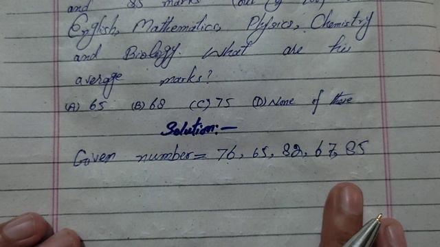 David Obtained 76, 65, 82, 67 And 85 Marks (out Of 100) |PPSC |Math |Urdu/Hindi |Solution |All Exam