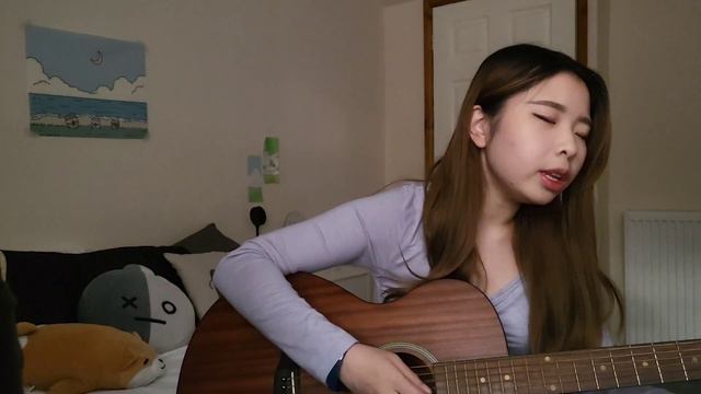 Raise y_our glass - Huh Yunjin [acoustic cover] смотреть онлайн