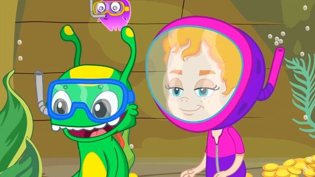 ?At Carnival, Groovy The Martian sings Halloween night song | Nursery Rhymes for kids смотреть онлайн
