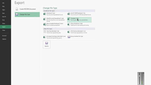 How to save Excel to a template in Microsoft Excel 2013 смотреть онлайн