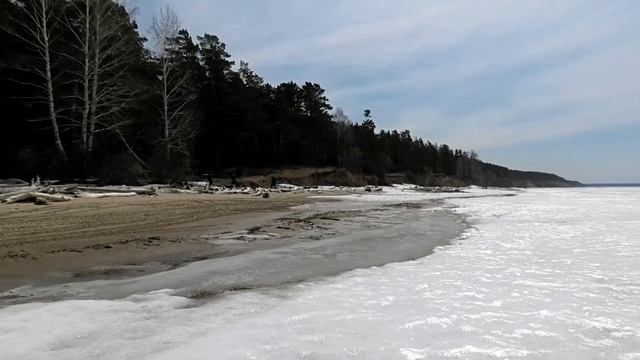 Бердск. Весенняя вело-прогулка к Обскому морю. западная Сибирь. смотреть онлайн