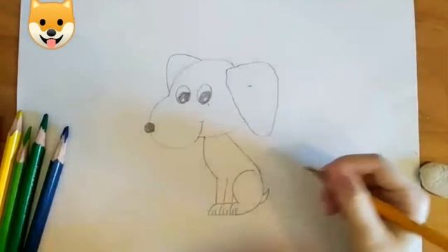 Рисуем собаку смотреть онлайн