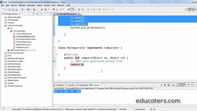 Java Programming Tutorial - 29 Comparable and Comparator смотреть онлайн