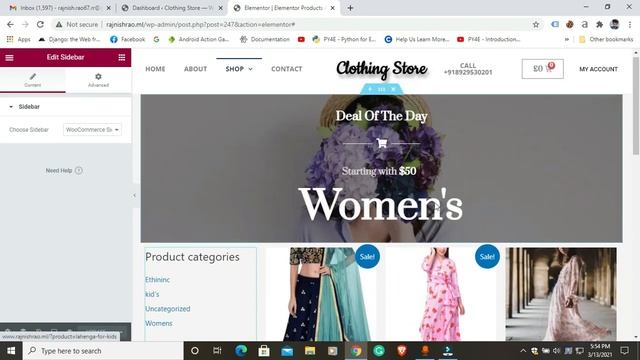 Building Shop page of Wordpress Online store | Building Product Page using elementor 2021 смотреть онлайн
