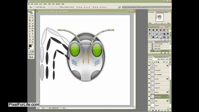 Photoshop Chrome Bug Tutorial Part 2 смотреть онлайн