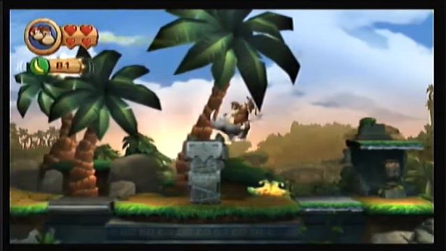 [Lets Play] Donkey Kong Country Returns Lvl 1-3 Tree Top Bop ドンキーコング リターンズ смотреть онлайн