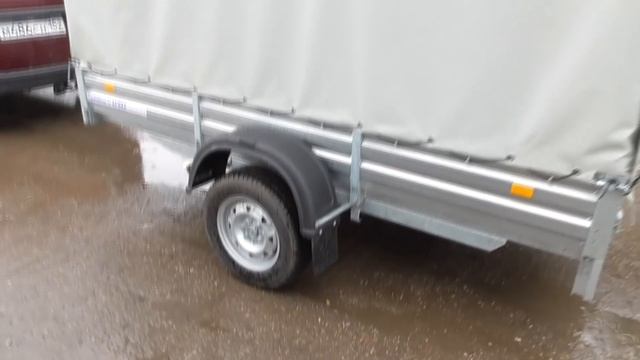 Прицеп МЗСА 817703 и Лада Ларгус. Особенности МЗСА 817703. Любая высота тента. ЦЛП АРИВА. смотреть онлайн