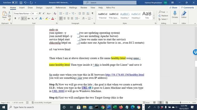 Amazon AWS Network Load Balancer Tutorial -2021 смотреть онлайн