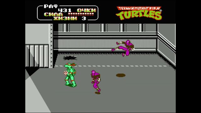 Черепашки Ниндзя 2 (TMNT 2 - The Arcade Game) | Прохождение игры на Денди (NES, Famicom, Dendy) смотреть онлайн