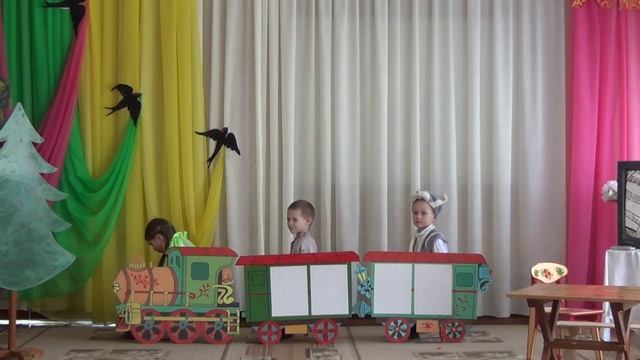 Сказка "Пасхальный поезд", старшая группа №8 смотреть онлайн