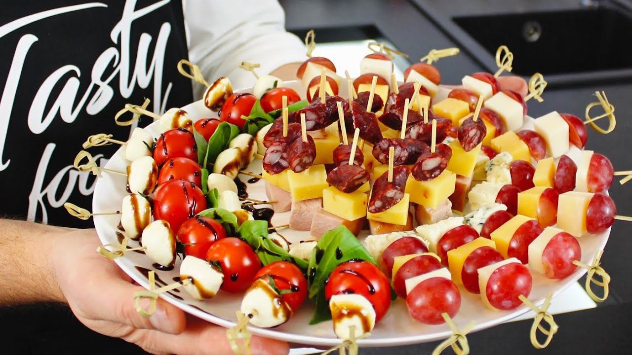 ТРИ ВИДА КАНАПЕ НА ПРАЗДНИЧНЫЙ СТОЛ! смотреть онлайн