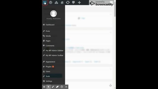 Sidebar Effect - My WP Admin Sidebar Customize смотреть онлайн