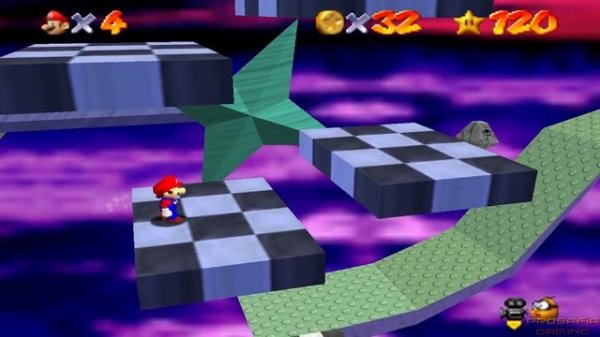 Super Mario 64 Final Level Recreated in Super Mario Maker 2