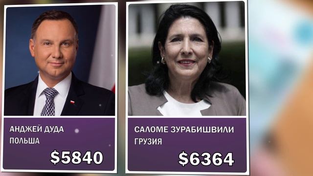 Зарплаты президентов: от самых бедных к самым богатым смотреть онлайн